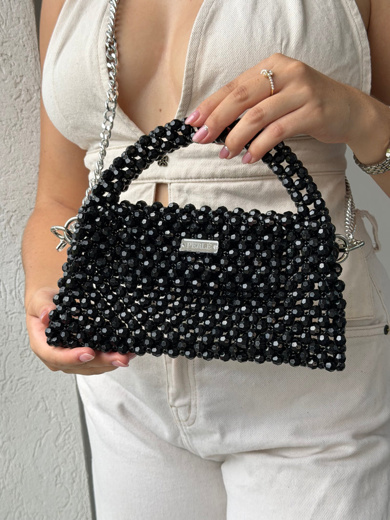Bag Dakota - Bolso de perlas negro